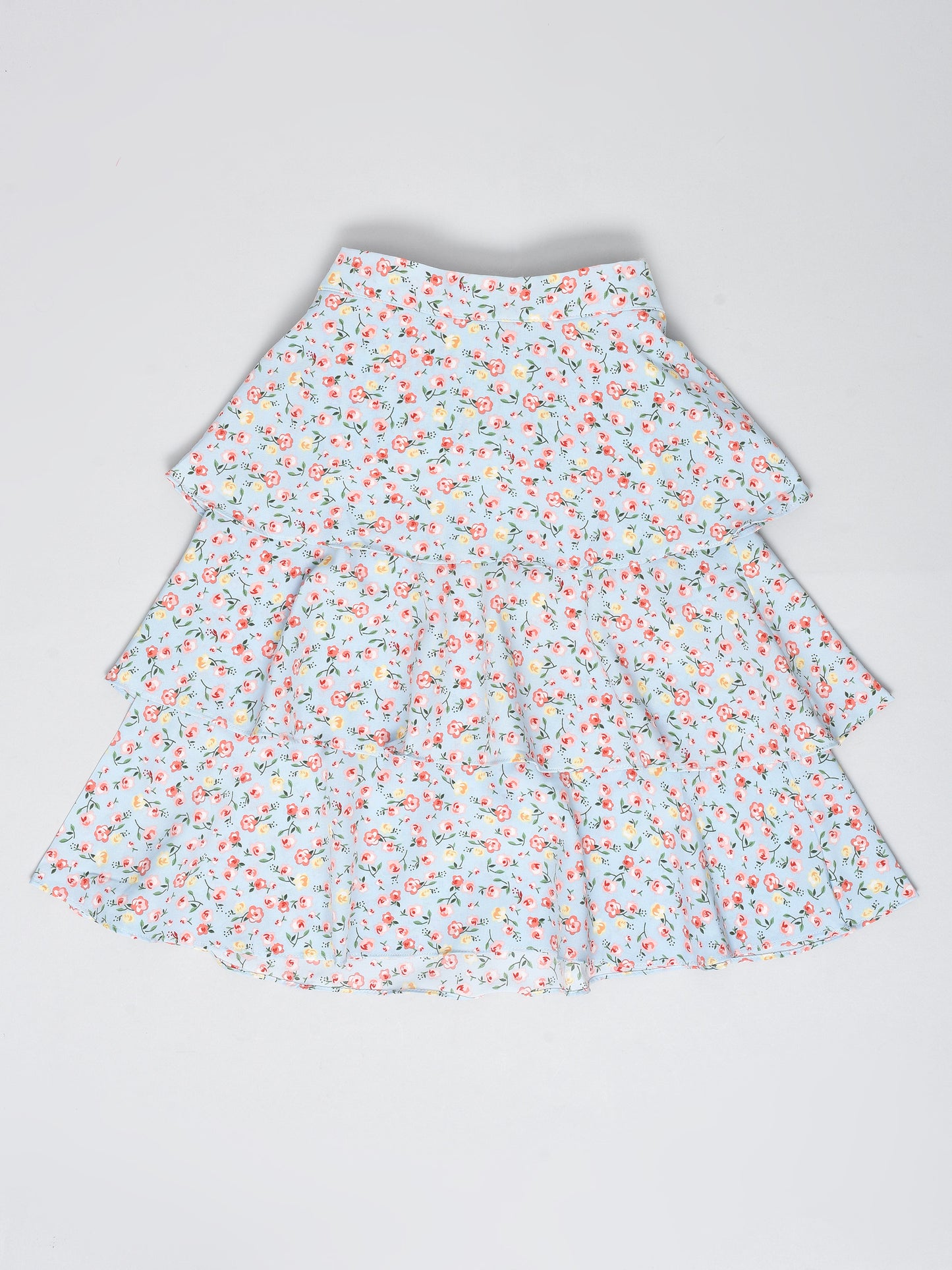 Floral Printed Coord Set with Skirt